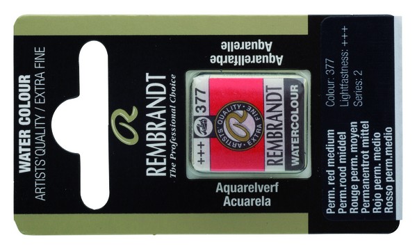 ac ACUARELA REMBRAN.S2 Past.13 377-ROJO PERM.MED.