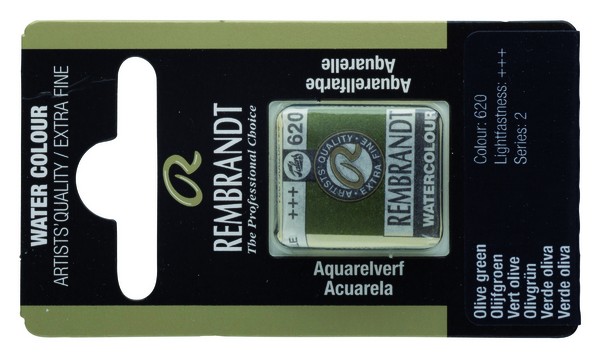 ac ACUARELA REMBRAN.S2 Past.13 620-VERDE OLIVA