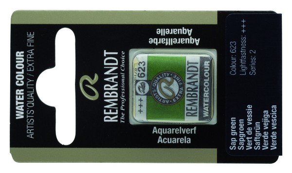 ac ACUARELA REMBRAN.S2 Past.13 623-VERDE VEJIGA