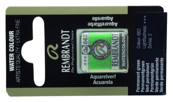 ac ACUARELA REMBRAN.S2 Past.13 662-VERDE PERMAN.