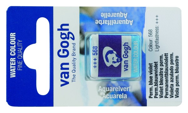 ACUARELA GOGH PAST.13 568-VIOL.AZUL.P.