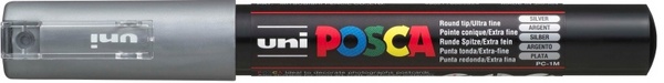 ROTULADOR POSCA PC-1MR 0,7mm. 26-PLATA