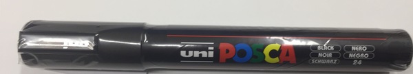 ROTULADOR POSCA PC-5M 1,8-2,5mm. 24-NEGRO =