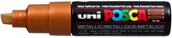 ROTULADOR POSCA PC-8K 8mm. 42-BRONCE METALIC