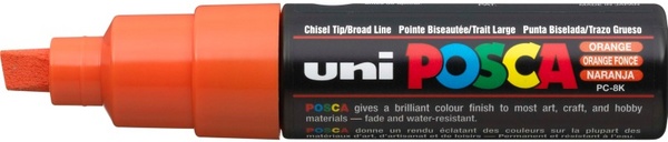 ROTULADOR POSCA PC-8K 8mm. 4-NARANJA