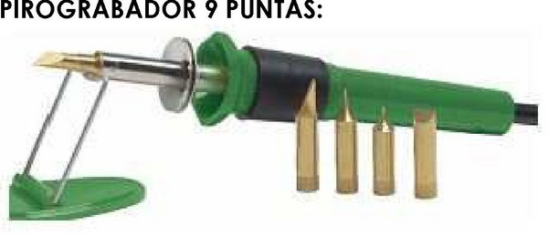 ac PIROGRABADOR PEBARO-200853 0260B 9 Puntas