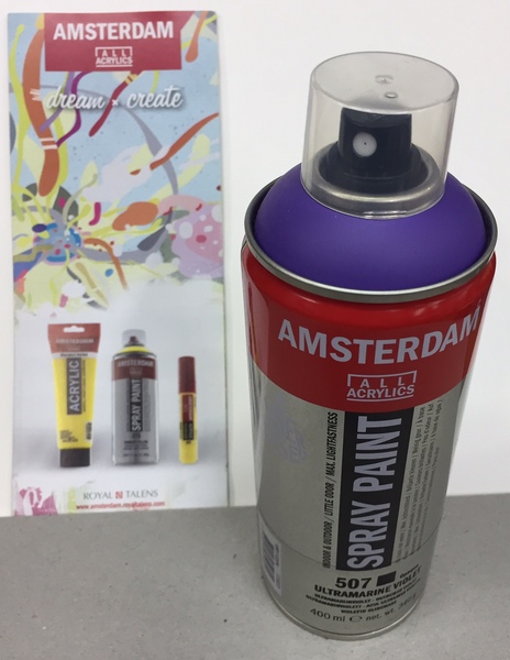 ac AMSTERDAM SPRAY 400ML 507-AZUL ULTR.VIOLETA