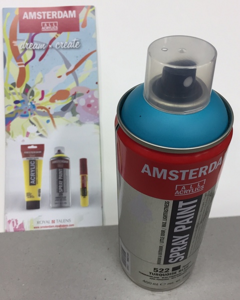 ac AMSTERDAM SPRAY 400ML 522-AZUL TURQUESA