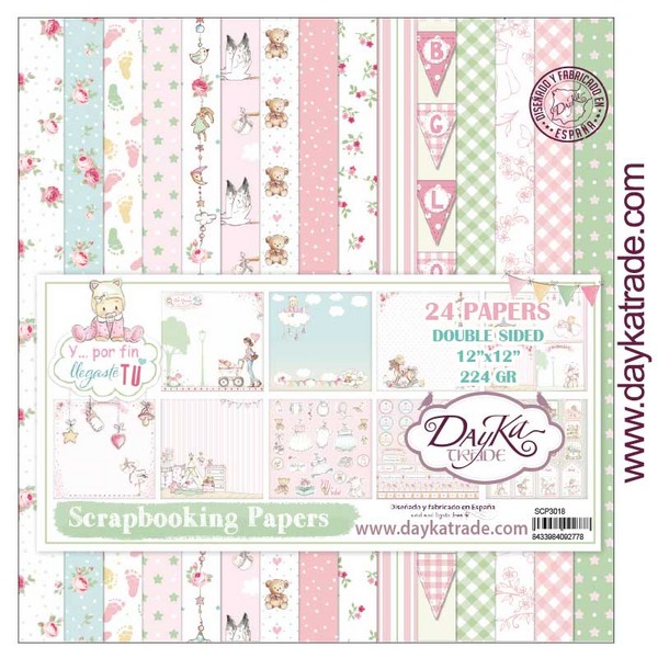DAYKA KIT SCRAP SCP3018 25h.30x30 POR FIN NIÑA