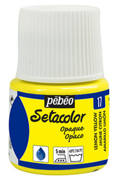 ac PEBEO SETACOLOR OPACO 45ml. O-17 AMARILLO LIMON