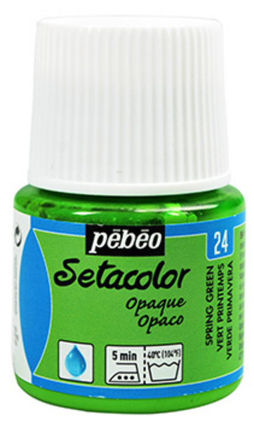 ac PEBEO SETACOLOR OPACO 45ml. O-24 VERDE PRIMAV