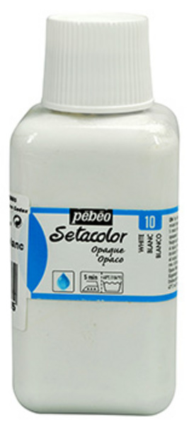 PEBEO SETACOLOR OPACO 250ml. O-10 BLANCO