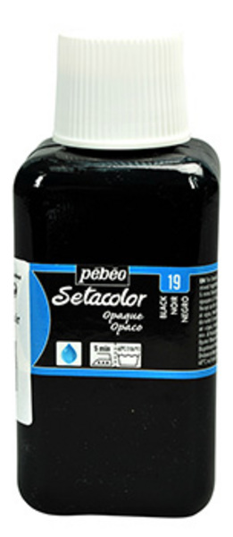 PEBEO SETACOLOR OPACO 250ml.O-19 NEGRO