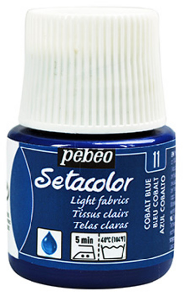 ac PEBEO SETACOLOR TEJ.CLAROS 45ml. T-11 AZUL COBA