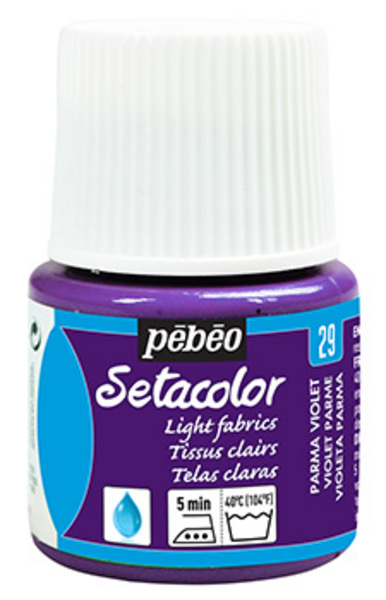 ac PEBEO SETACOLOR TEJ.CLAROS 45ml. T-29 VIOLETA P