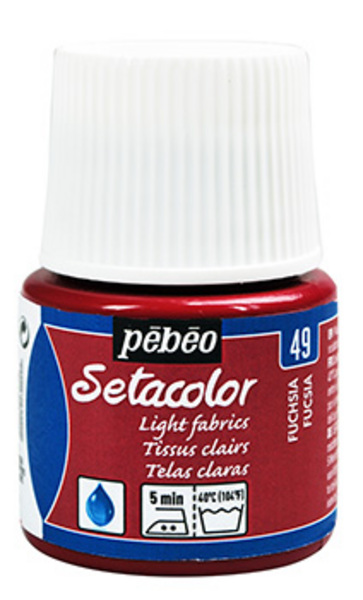 ac PEBEO SETACOLOR TEJ.CLAROS 45ml. T-49 FUCSIA