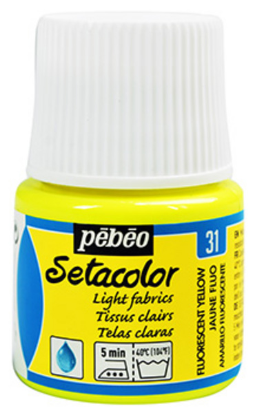 ac PEBEO SETACOLOR FLUOR 45ml. 31-AMARILLO