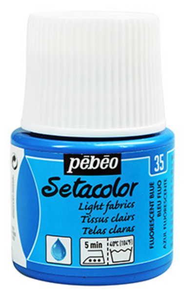 ac PEBEO SETACOLOR FLUOR 45ml. 35 AZUL
