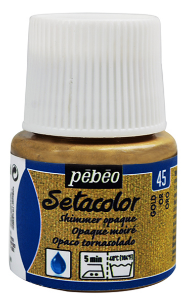 ac PEBEO SETACOLOR MOIRE 45ml. 45 ORO
