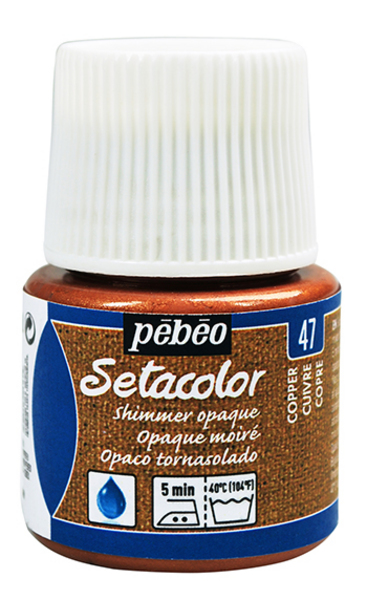 ac PEBEO SETACOLOR MOIRE 45ml. 47 COBRE CLA