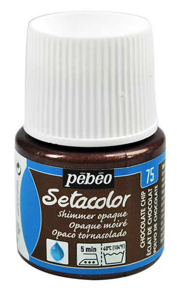 ac PEBEO SETACOLOR MOIRE 45ml. 75 CHOCOLATE