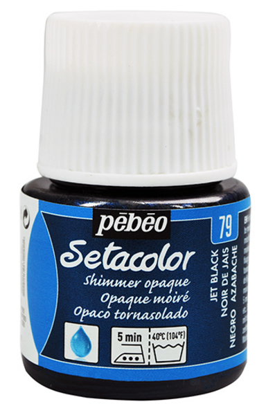 ac PEBEO SETACOLOR MOIRE 45ml. 79 NEGRO AZAB.