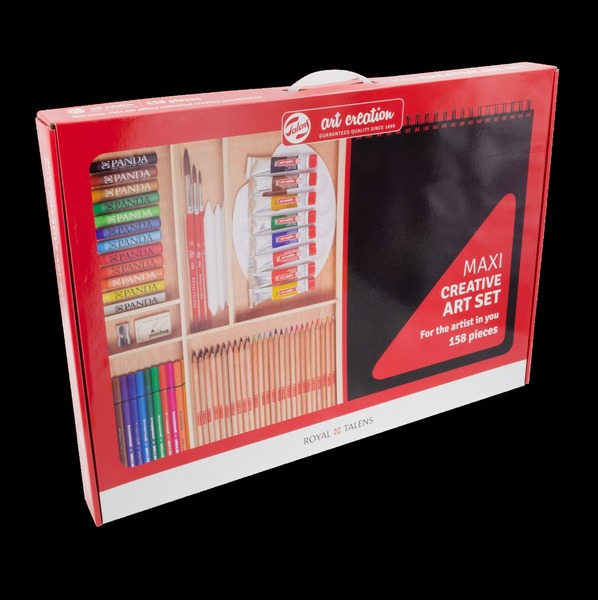 ac CAJA MADERA CREATIVE ART SET MAXI 158pz.