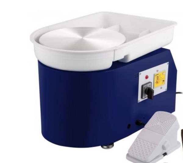 VEVOR TORNO ELECTRICO P-25cm.280 R/min.AZUL+Herra