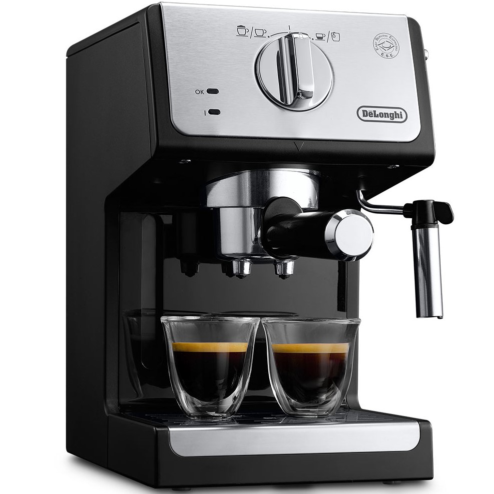 CAFETERA SEMIAUTOMÁTICA DELONGHI ECP33.21BK 15BAR NEGRA