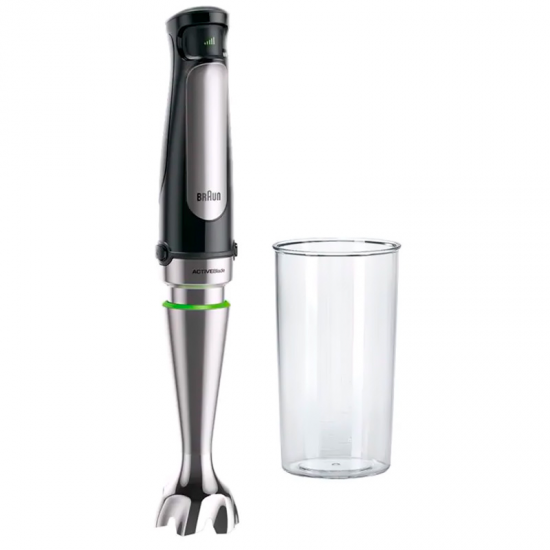 BATIDORA BRAUN MQ7000X 1000W S/A PIE-INOXIDABLE INOX/NEGRA