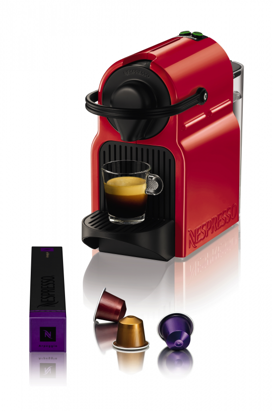 CAFETERA KRUPS XN1005PR6 CÁPSULAS NESPRESSO INISSIA ROJA