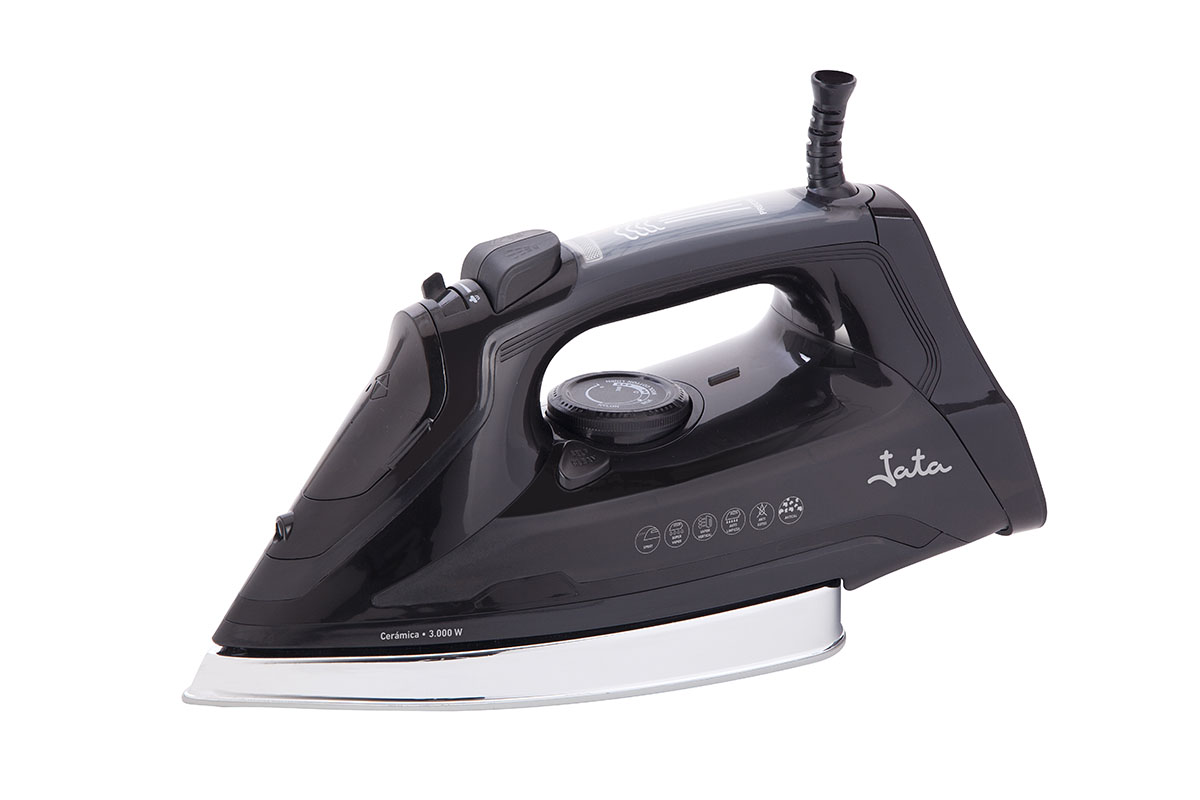 PLANCHA JATA PL622C 3000W 220GR CERÁMICA NEGRA