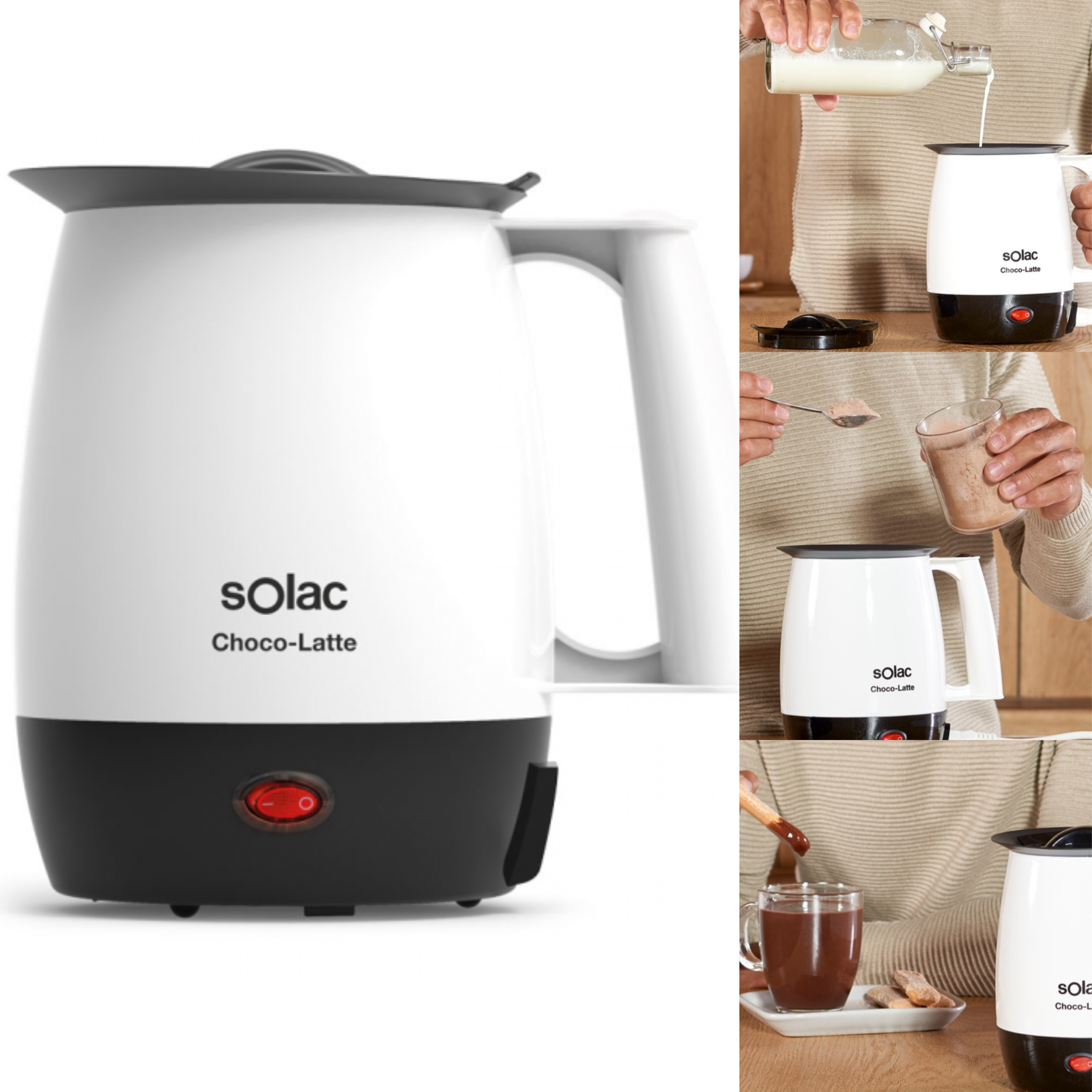CALIENTA LECHE CHOCOLATERA CHOCO-LATTE SOLAC MH9100 - 1L