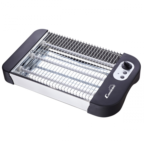 TOSTADORA COMELEC TP7065 PLANA NEGRA 900W