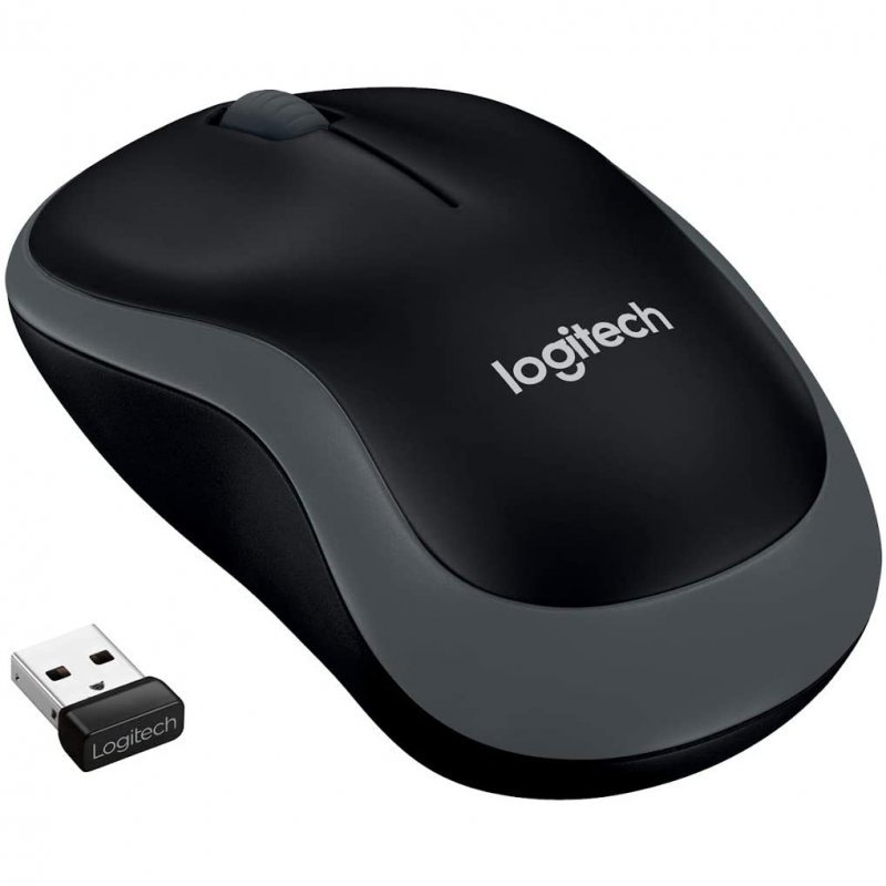 RATÓN LOGITECH M185 WIRELESS GRIS 910-002235