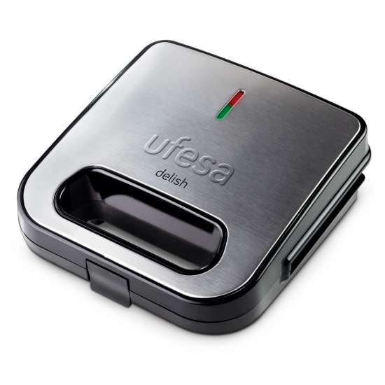 SANDWICHERA UFESA SW7870 DELISH 900W INOXIDABLE