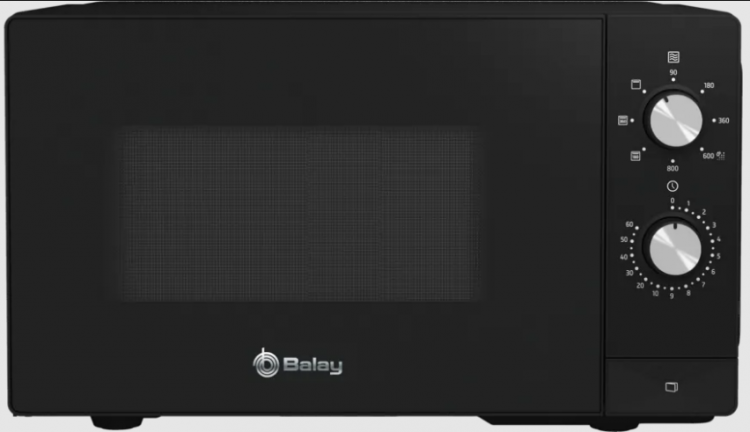 MICROONDAS BALAY 3WG3112X2 20L NEGRO/INOXIDABLE