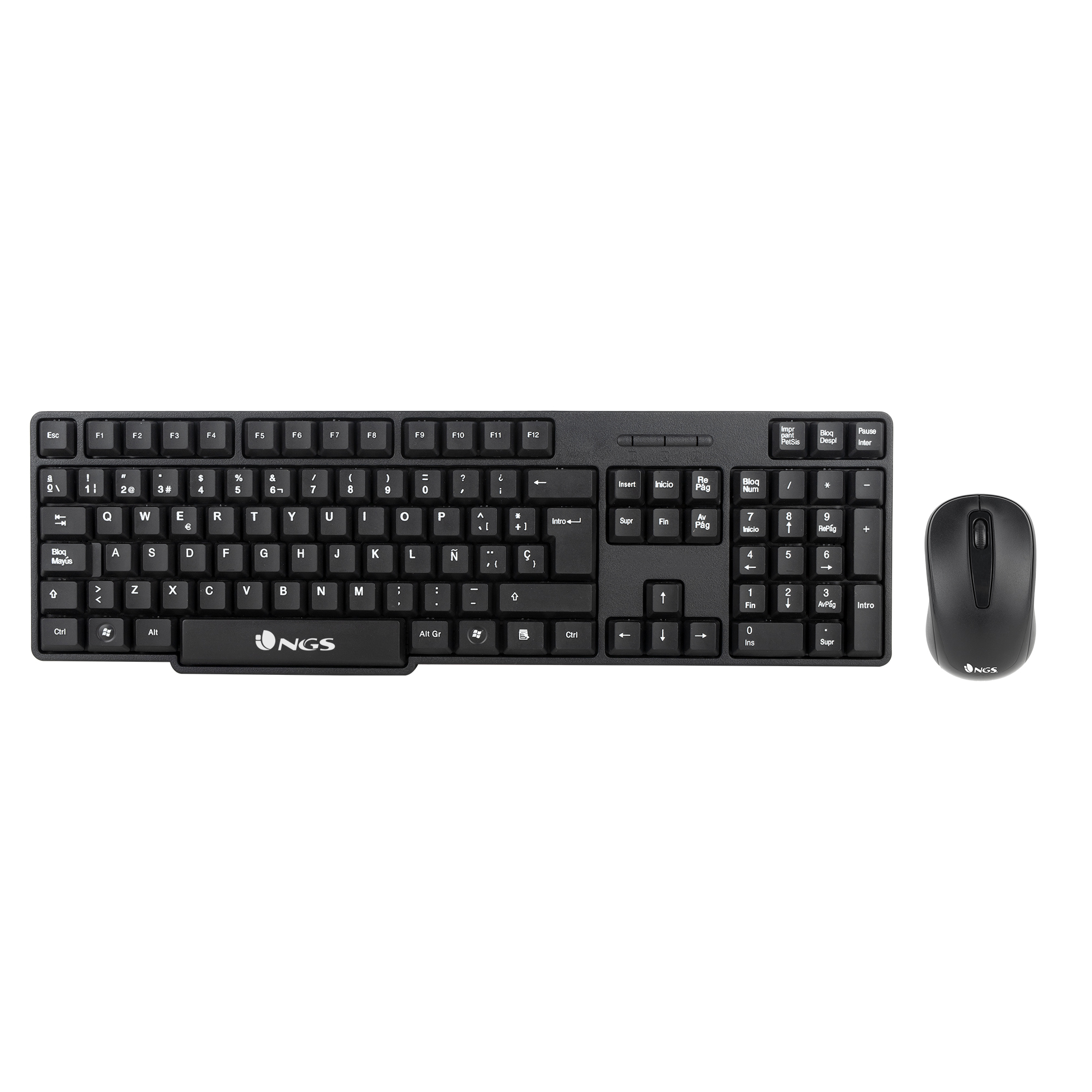 TECLADO Y RATÓN NGS EUPHORIAKIT INALAMBRICO USB