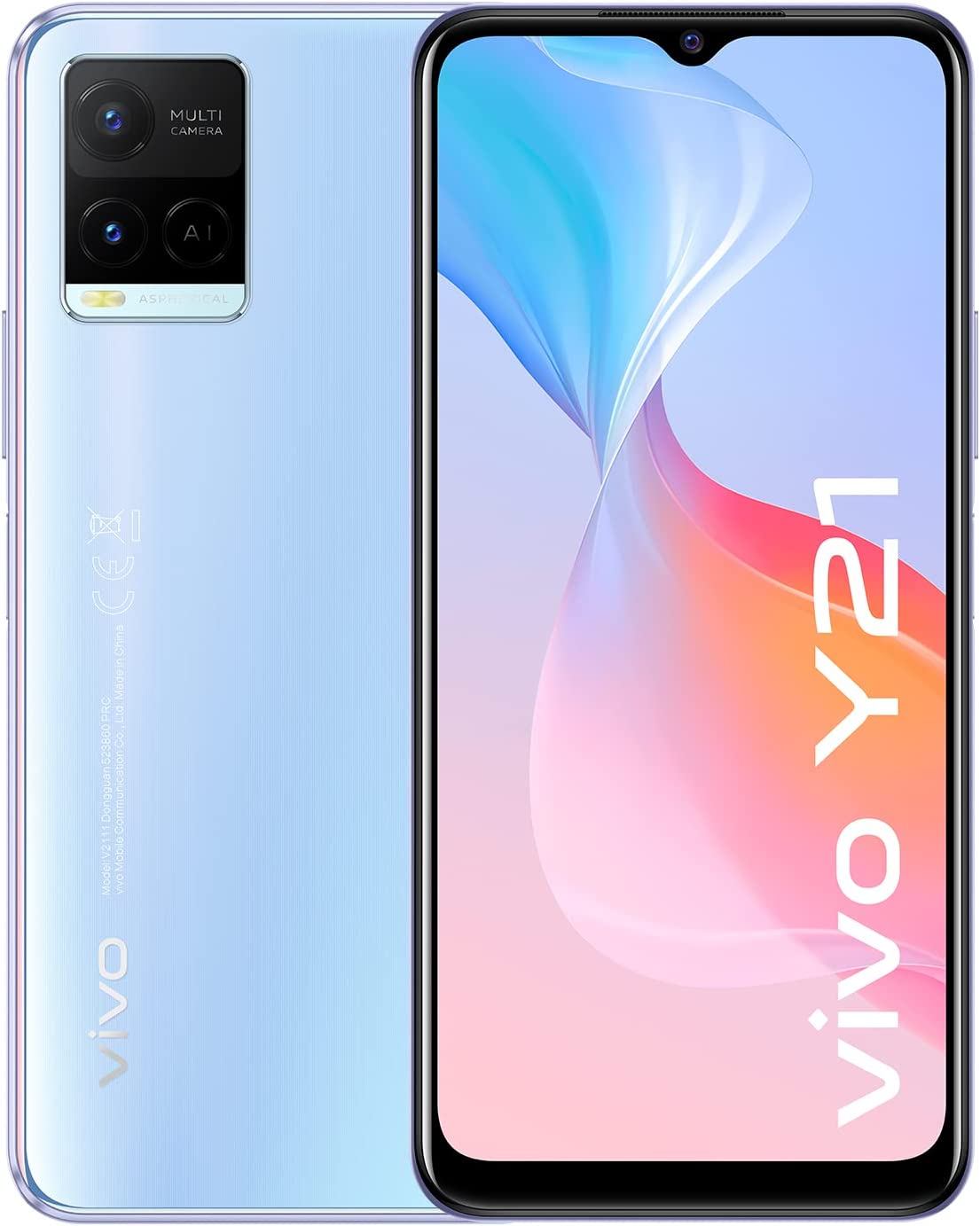 SMARTPHONE VIVO Y21 4/64 PEARL WHITE - 6,52