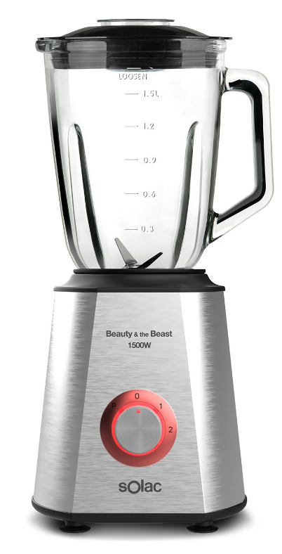 BATIDORA VASO SOLAC BV5728 1500W V/C INOXIDABLE - 1,5 LITROS