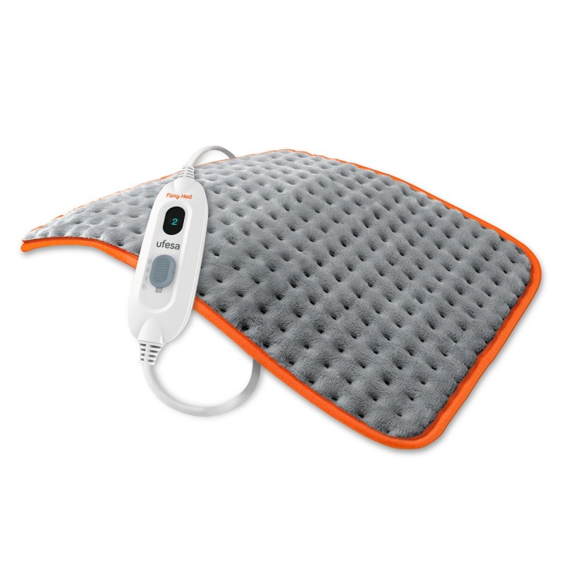 ALMOHADILLA ELÉCTRICA UFESA 10105382 100W 45x35CM GRIS / NARANJA