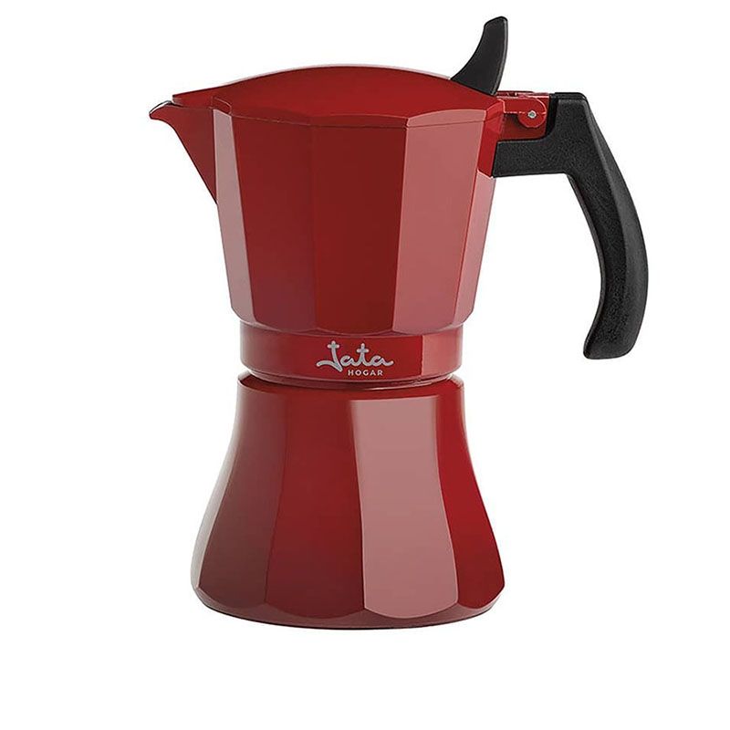 CAFETERA ITALIANA JATA HCAF2006 ROJA INDUCCIÓN - 6TAZAS