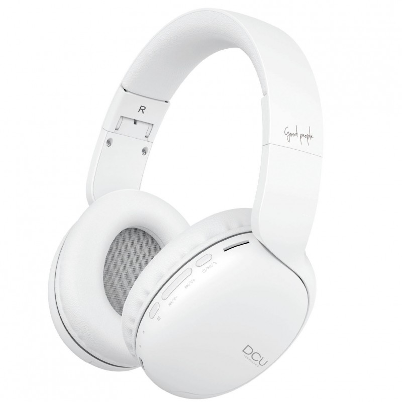 AURICULARES DIADEMA DCU PLEGABLES BLUETOOTH JACK BLANCO
