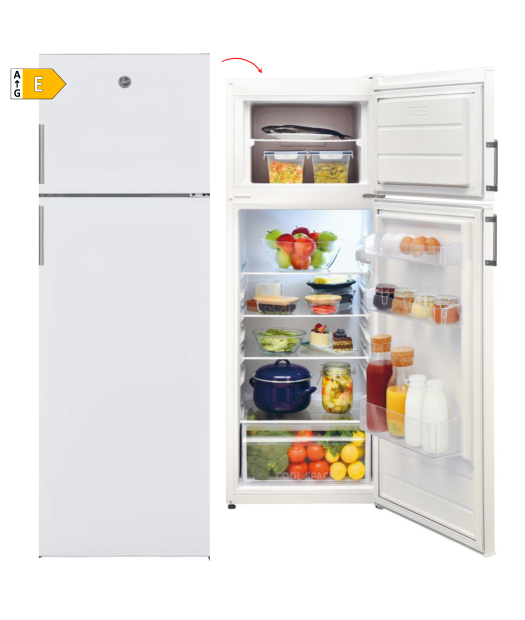 FRIGORÍFICO HOOVER HODM1S514EWH 144x54 2 PUERTAS