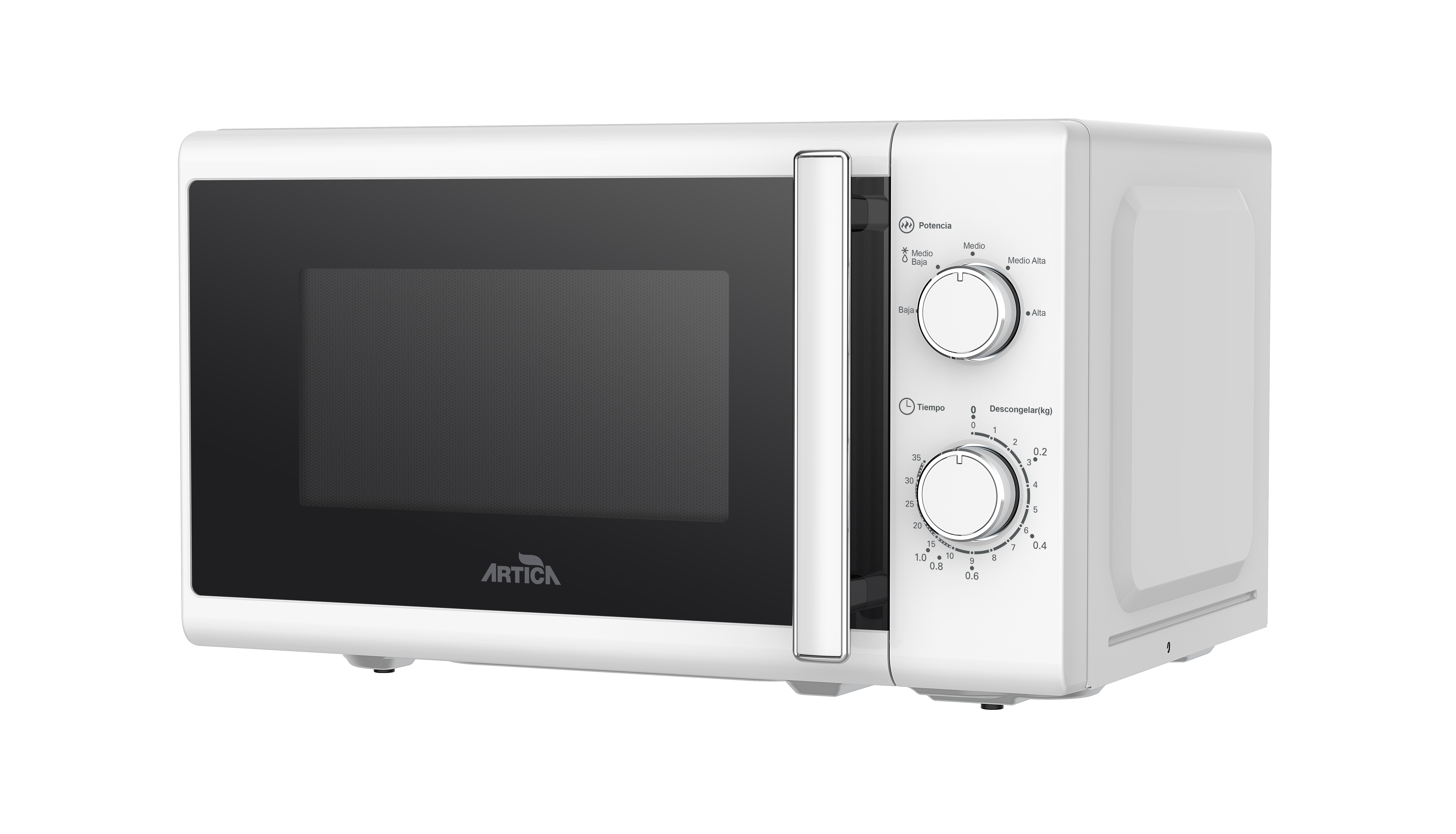 MICROONDAS ARTICA AMW200W, 20L, BLANCO