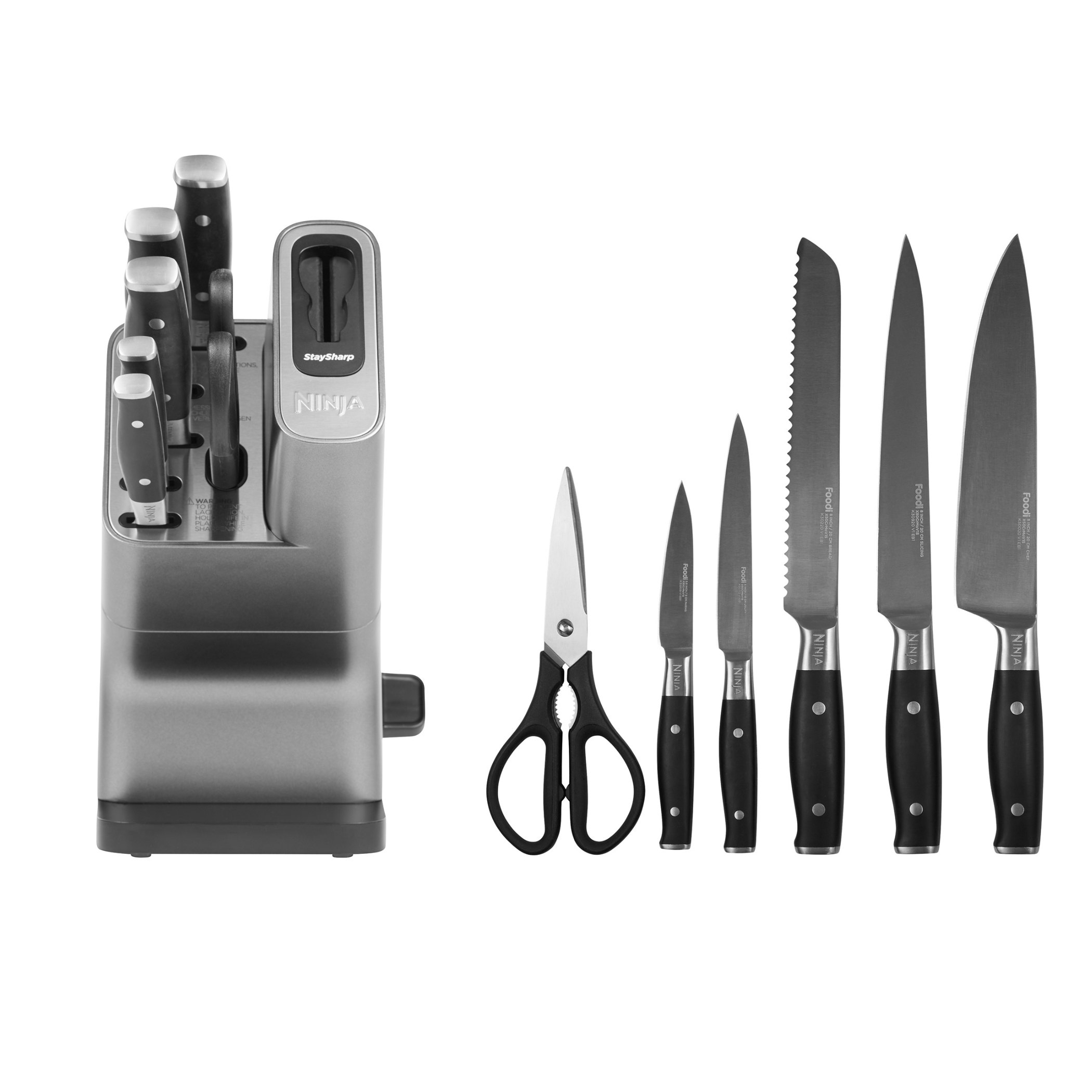 CUCHILLO JUEGO NINJA K32006EU 6PZAS+AFILADOR