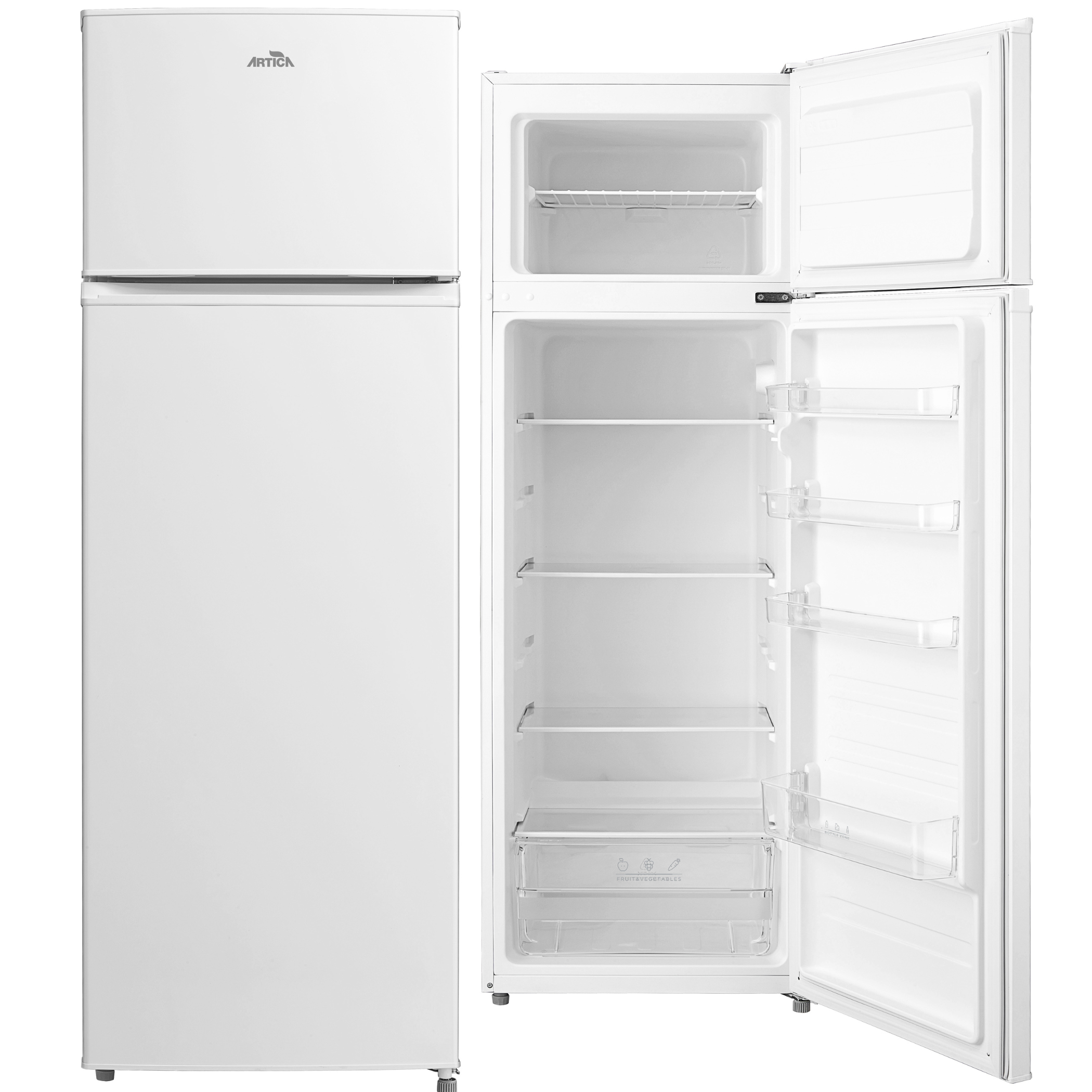 FRIGORÍFICO ARTICA AEDP160550EW, 160x55, 2 PUERTAS, CÍCLICO, BLANCO - E