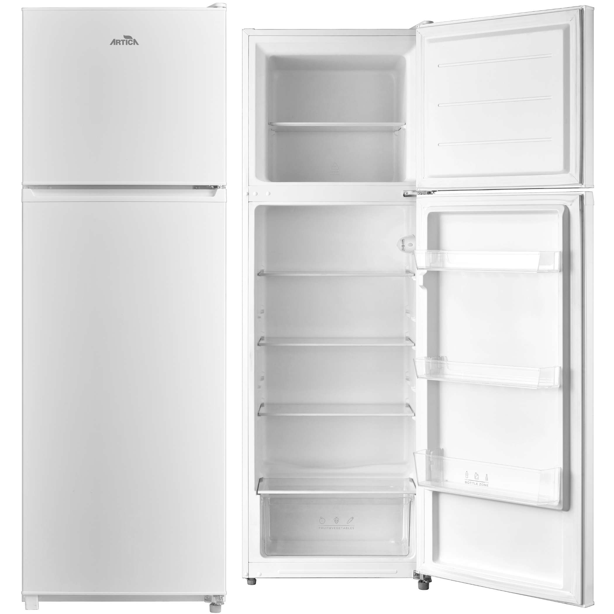 FRIGORÍFICO ARTICA AEDP176600EW, 176x60, 2 PUERTAS, CÍCLICO, BLANCO