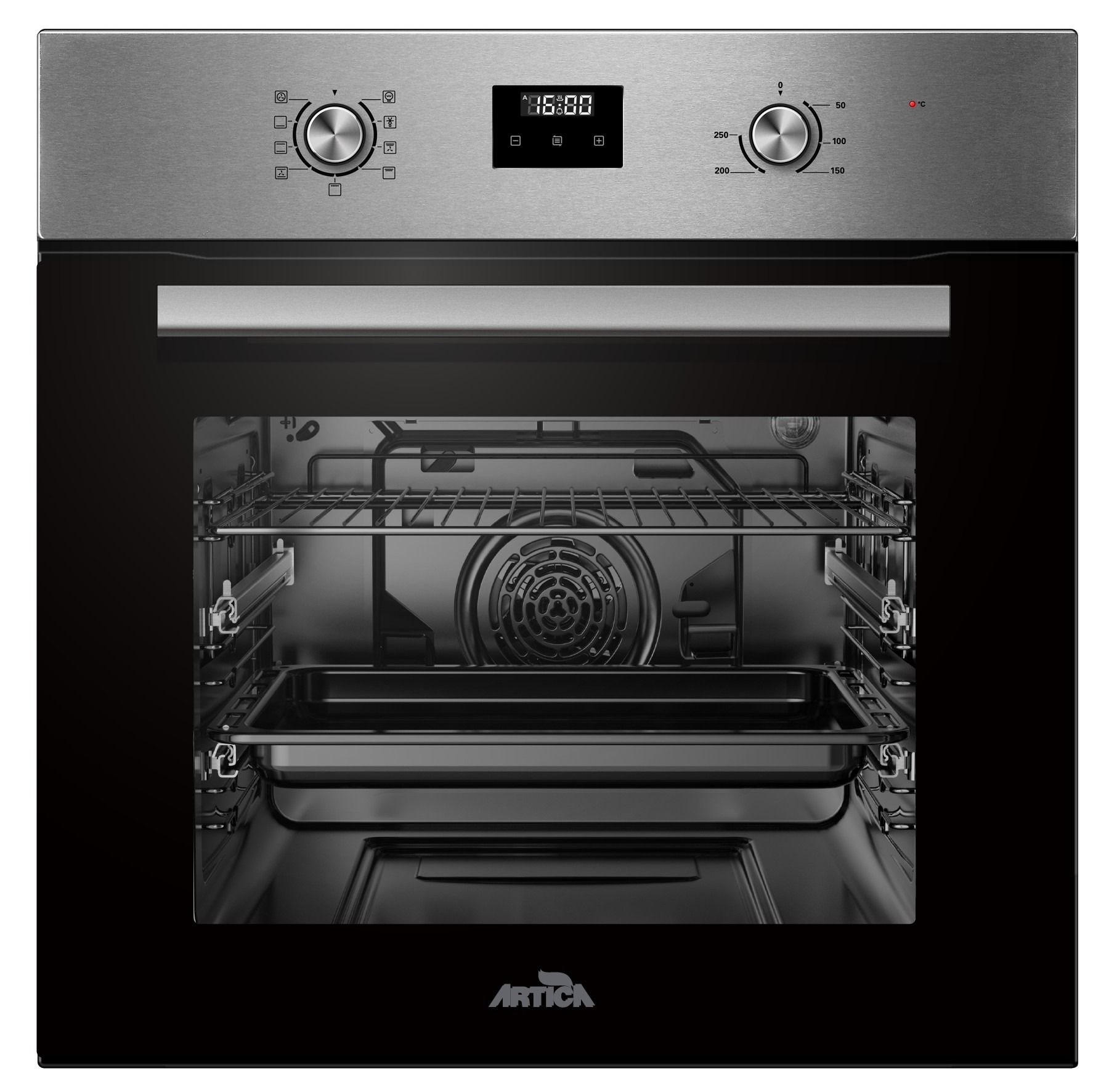 HORNO ARTICA AHB7008X, MULTIFUNCIÓN, CONTROL GIRATORIO, DISPLAY, 70L - A