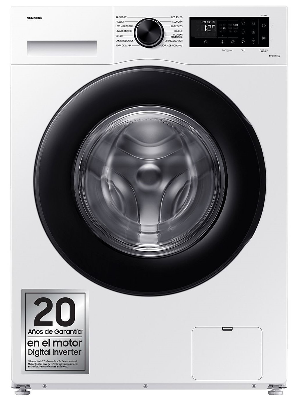 LAVADORA SAMSUNG WW80CGC04DAEEC, 8K, 1400R, SMART - A